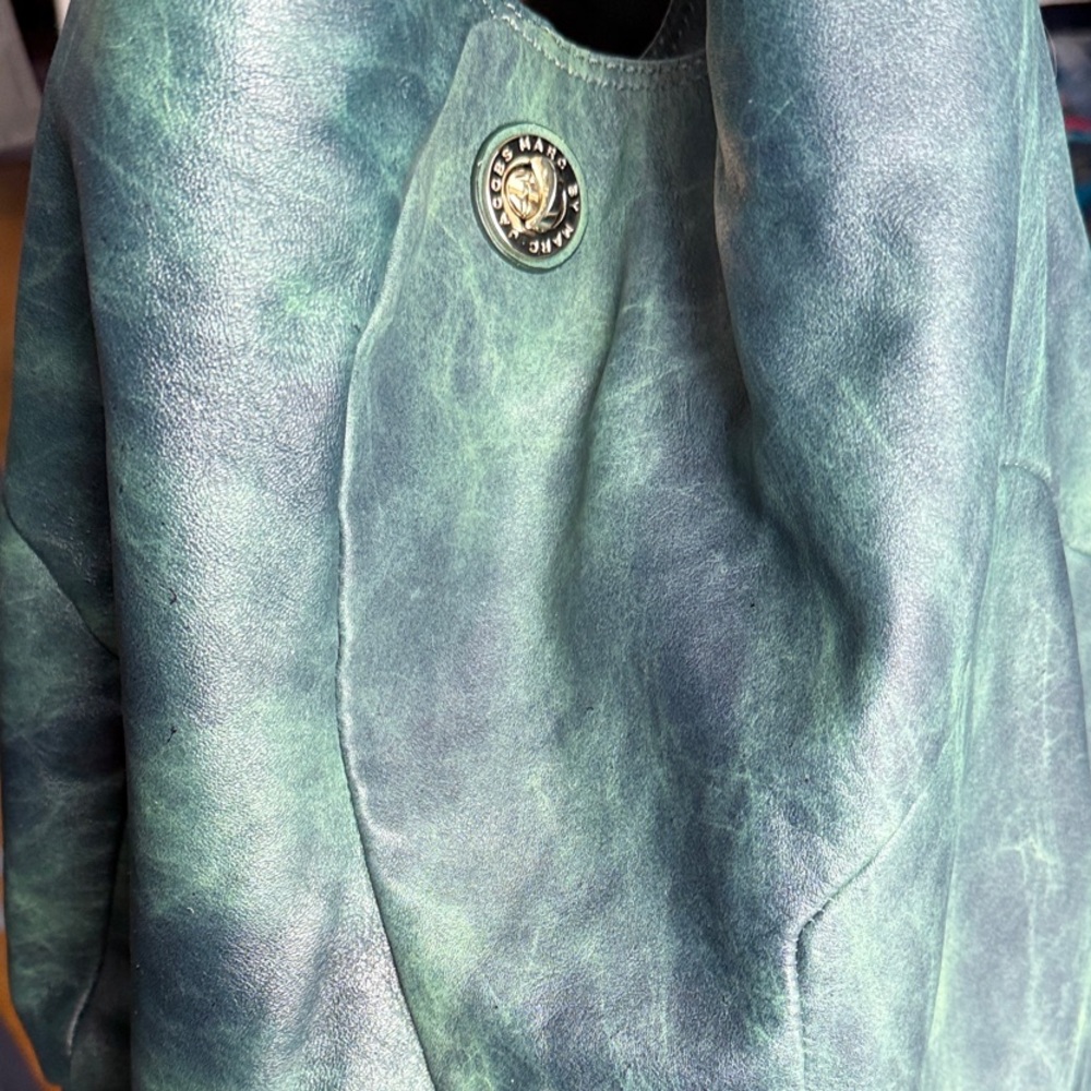 Marc By Marc Jacobs Teal Leather Hobo Bag - Picture 8 of 8
